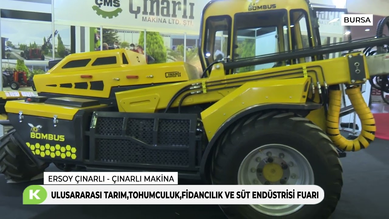ÇINARLI MAKİNA   BURSA TARIM TOHUMCULUK FİDANCILIK VE SÜT ENDÜSTRİSİ FUARI