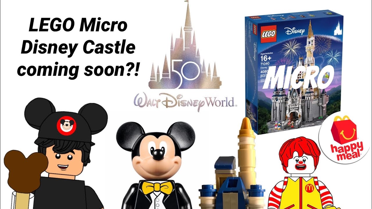 Lego Micro Disney Castle Leak?! Walt Disney World’s 50th Anniversary!