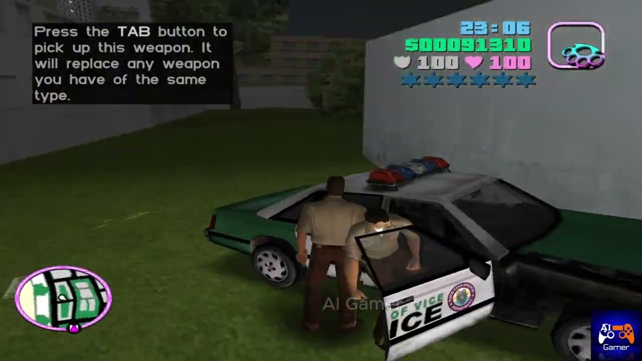 GTA VC Cop Land Mission | gta vc cheats #gta