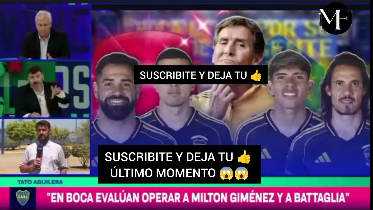TATO AGUILERA Y BOCA TRAEN LAS ÚLTIMAS NOVEDADES Y BOMBAZO DEL MERCADO DE PASES REFUERZOS EN PUERTA😱