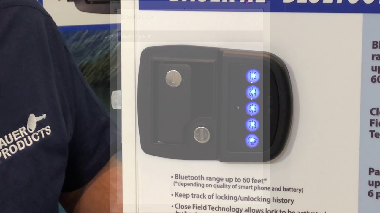 Bauer NE Bluetooth - How to pair with the Bauer Smart Lock App