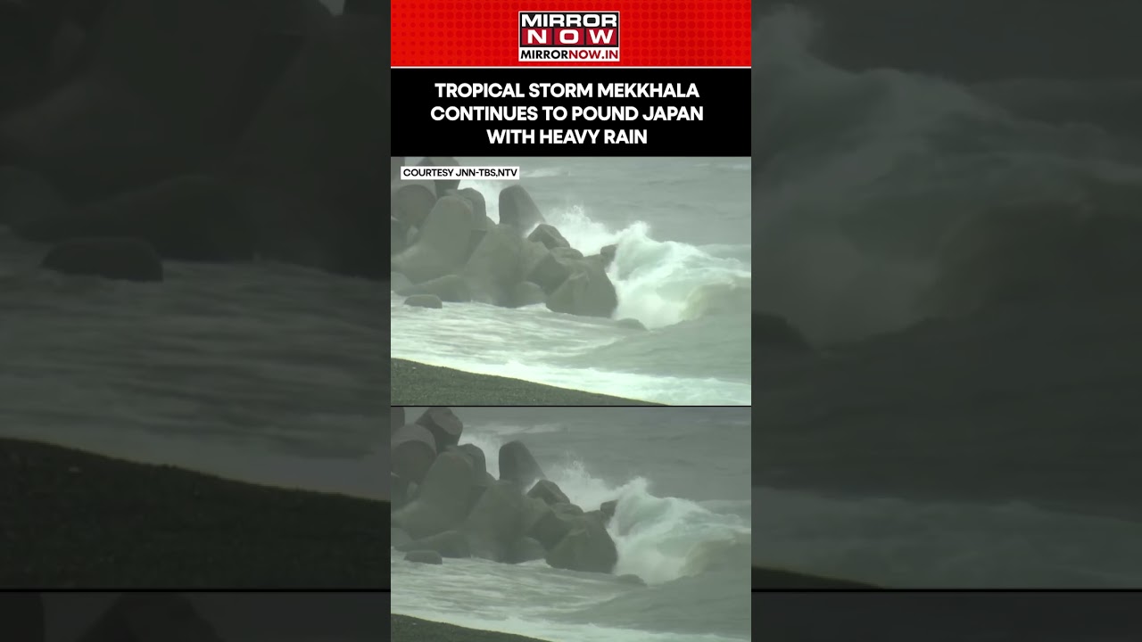 Tropical Storm Mekkhala Continues To Drench Japan With Heavy Downpours