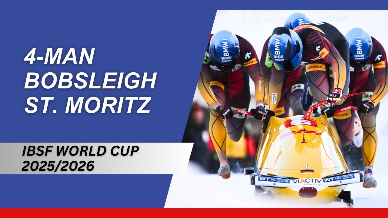 IBSF World Cup St. Moritz-Celerina - 4-Man Bobsleigh - Heat 1