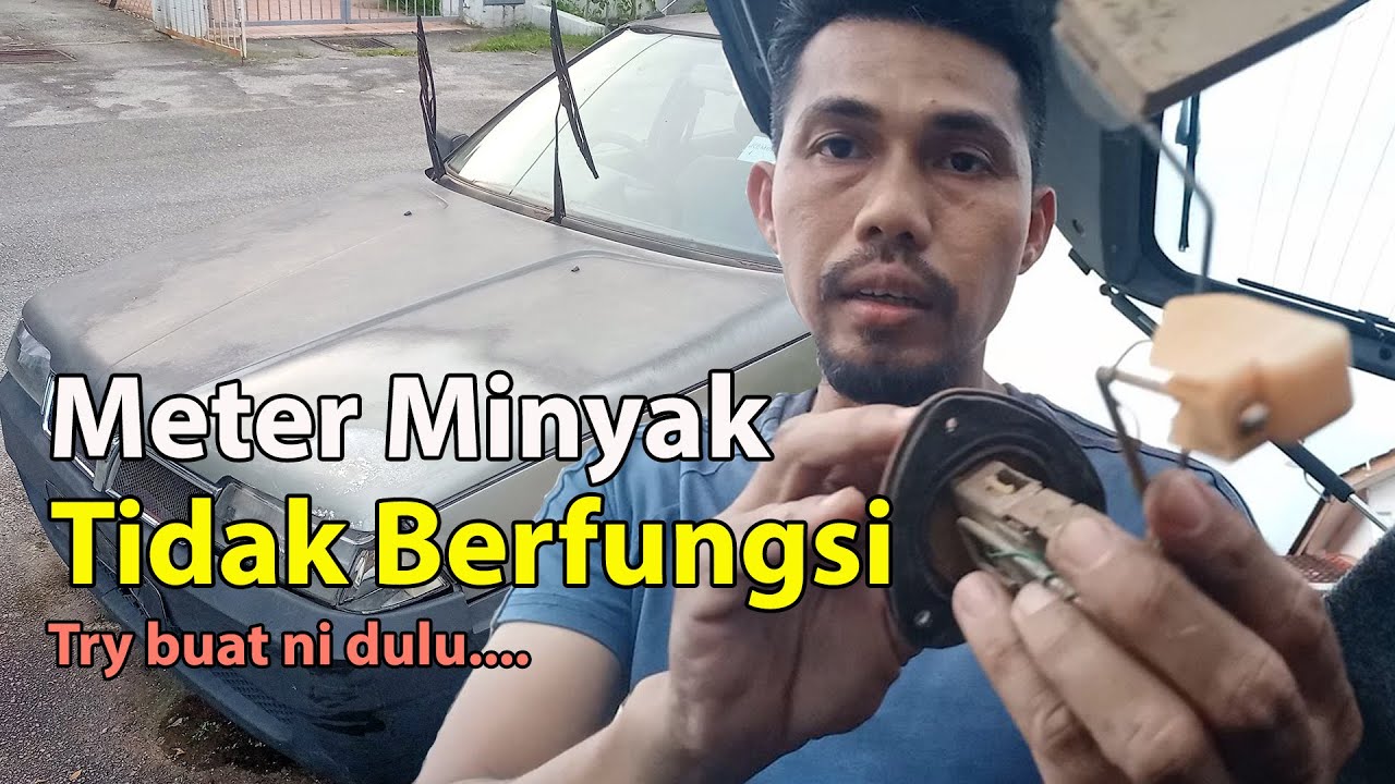 Meter minyak Tidak Berfungsi || Servis Pelampung Minyak FUEL TANK GAUGE FLOAT Proton Iswara Aeroback
