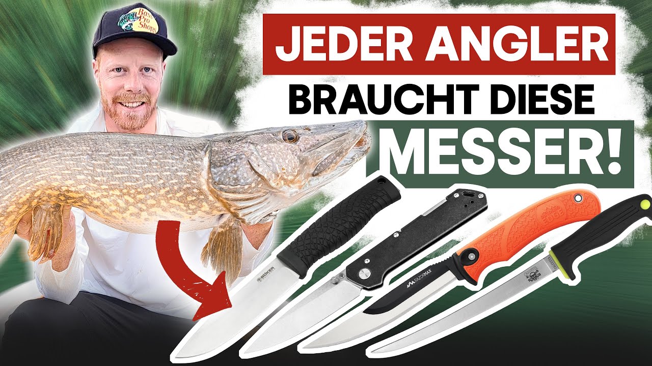 🔪 DIESE MESSER brauchst du beim ANGELN wirklich! 🎣 Für JEDE SITUATION am Wasser!💥 | Böker Solingen