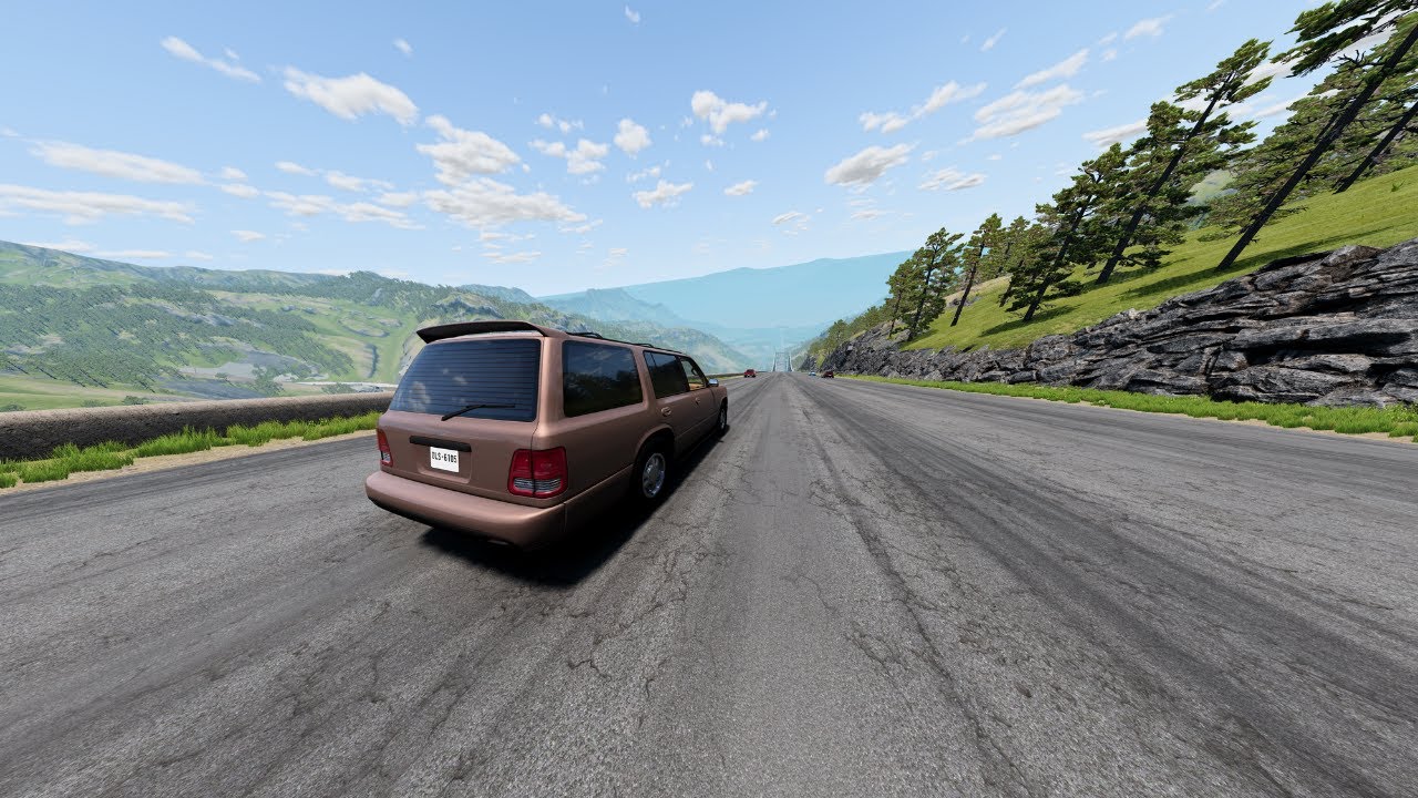 Instant 1000 MPH Full Throttle INSANE Long Downhill Mayhem! | BeamNG.drive Crashes & Speed Test #4