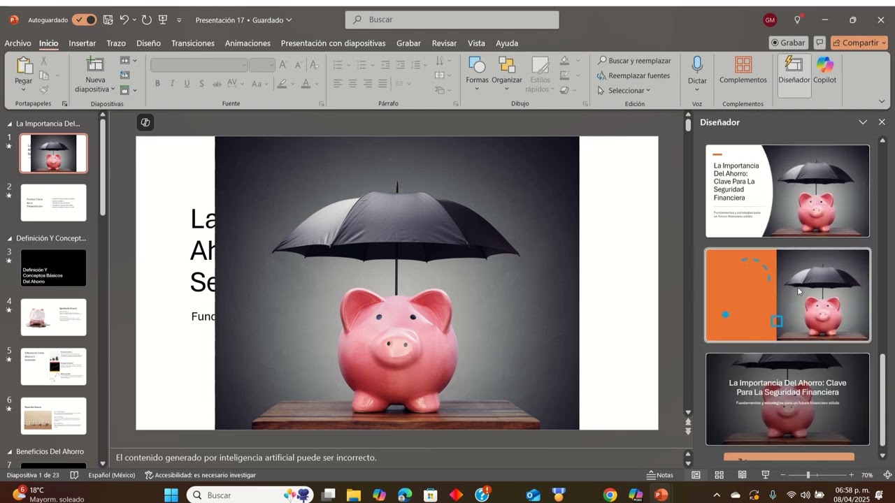 POWER POINT EN COPILOT 365