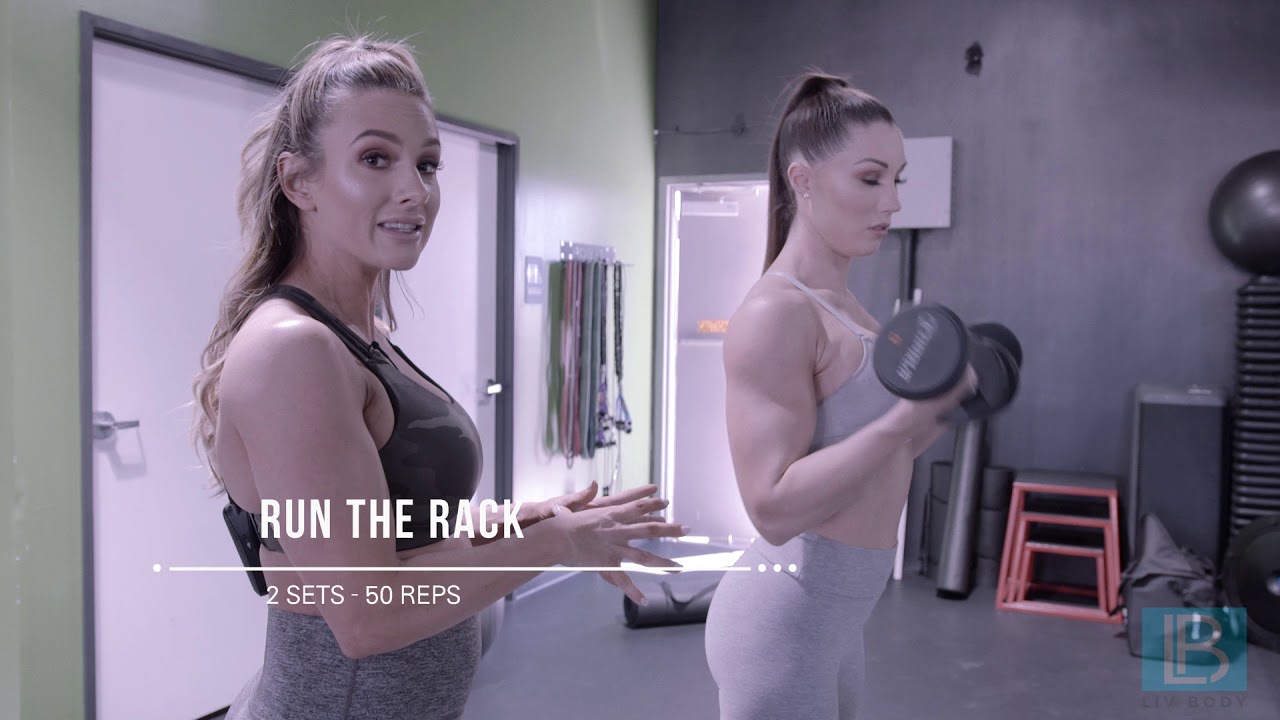 LIV Body Athlete Paige Hathaway & Casey Marshall - Arm Workout