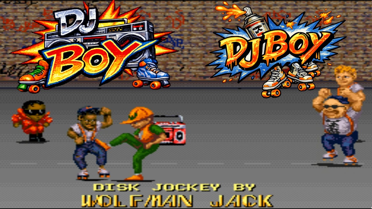 DJ Boy (1989) | Classic Skateboard Beat ’Em Up #DJBoy #MAME