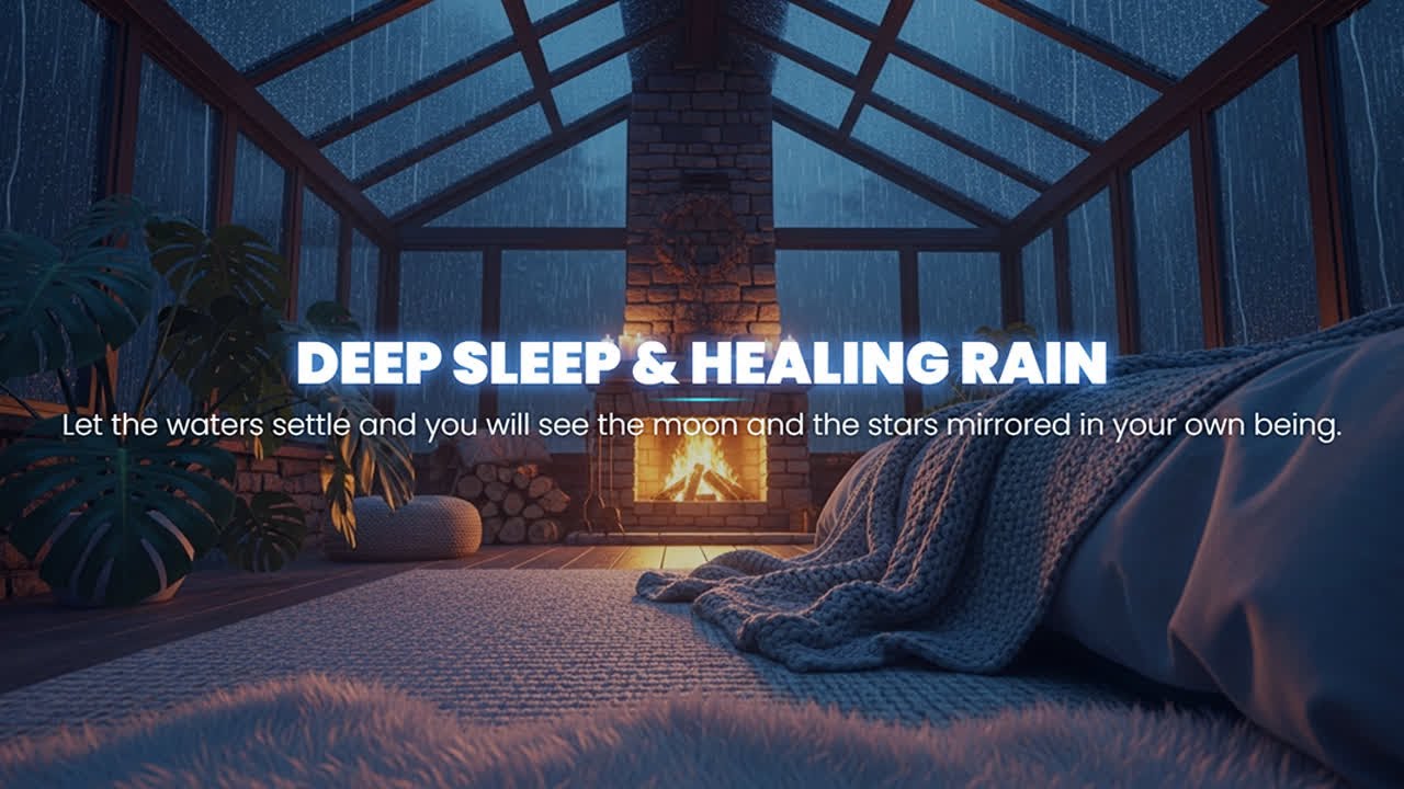 Relaxing Kalimba and Rain Sounds For Sleep – Healing Music For Insomnia Relief And Fall Into Sl