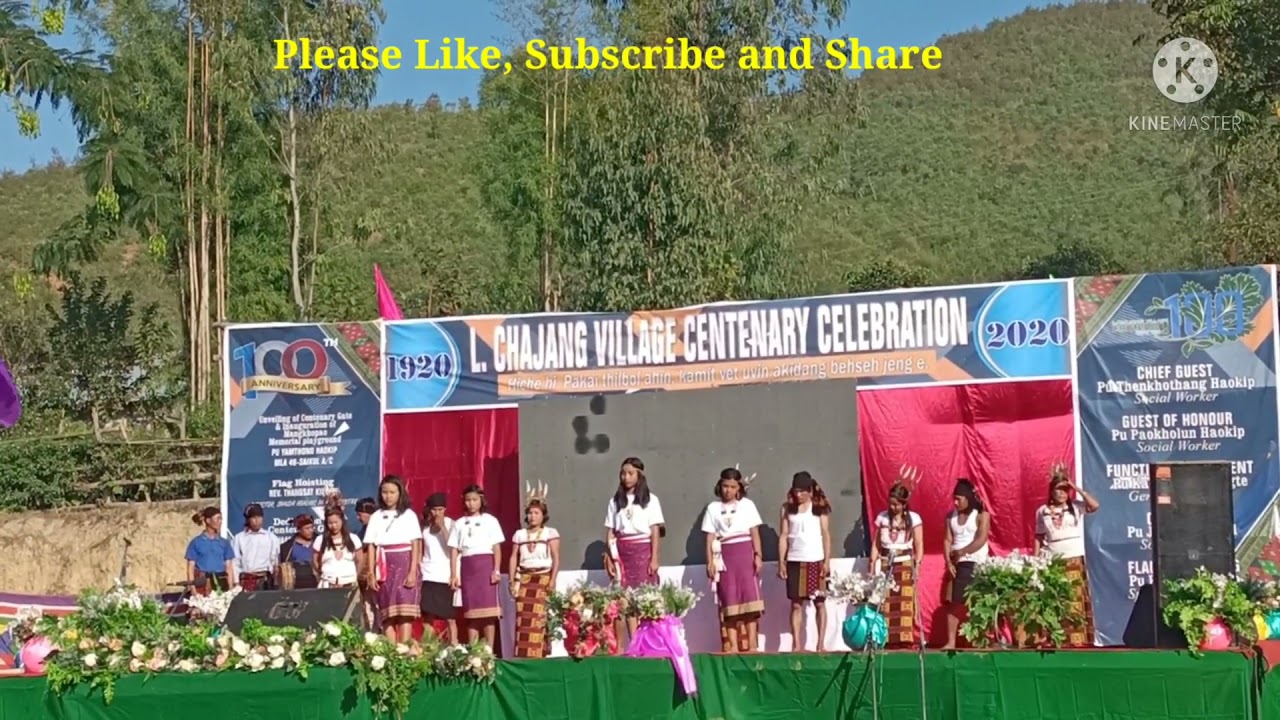 Laikot Kom Cultural troops ll L. Chajang Village Centenary Celebration..