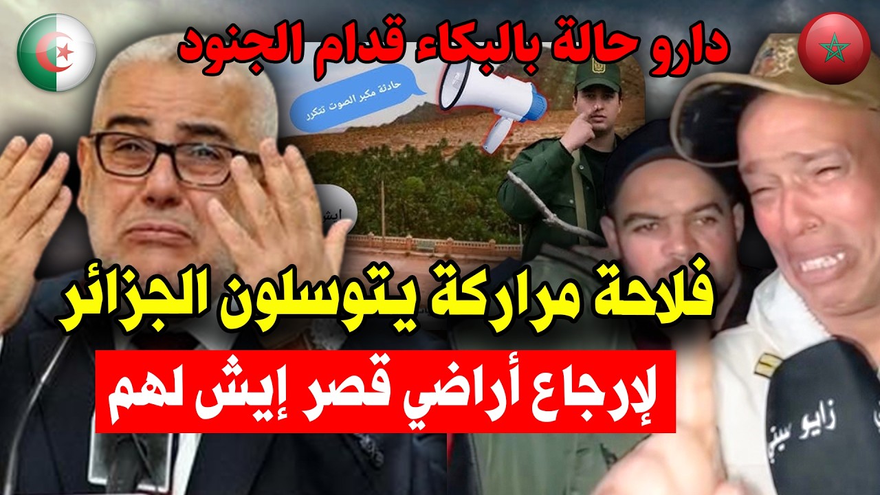 عاااجل فلاحة مراركة يتوسلون الجزائر لإرجاع أراضي قصر إيش لهم دارو حالة بالبكاء قدام الجنود
