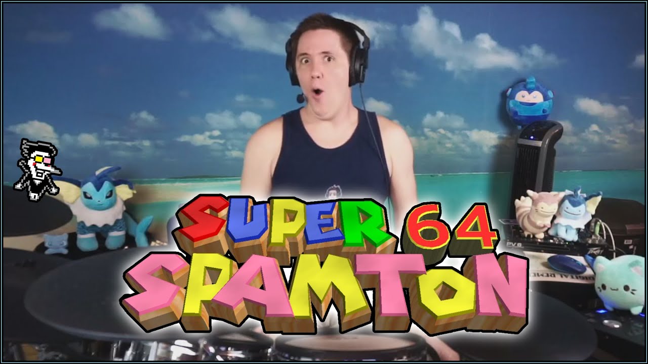 Super Spamton 64 Music Is Awesome On Drums!