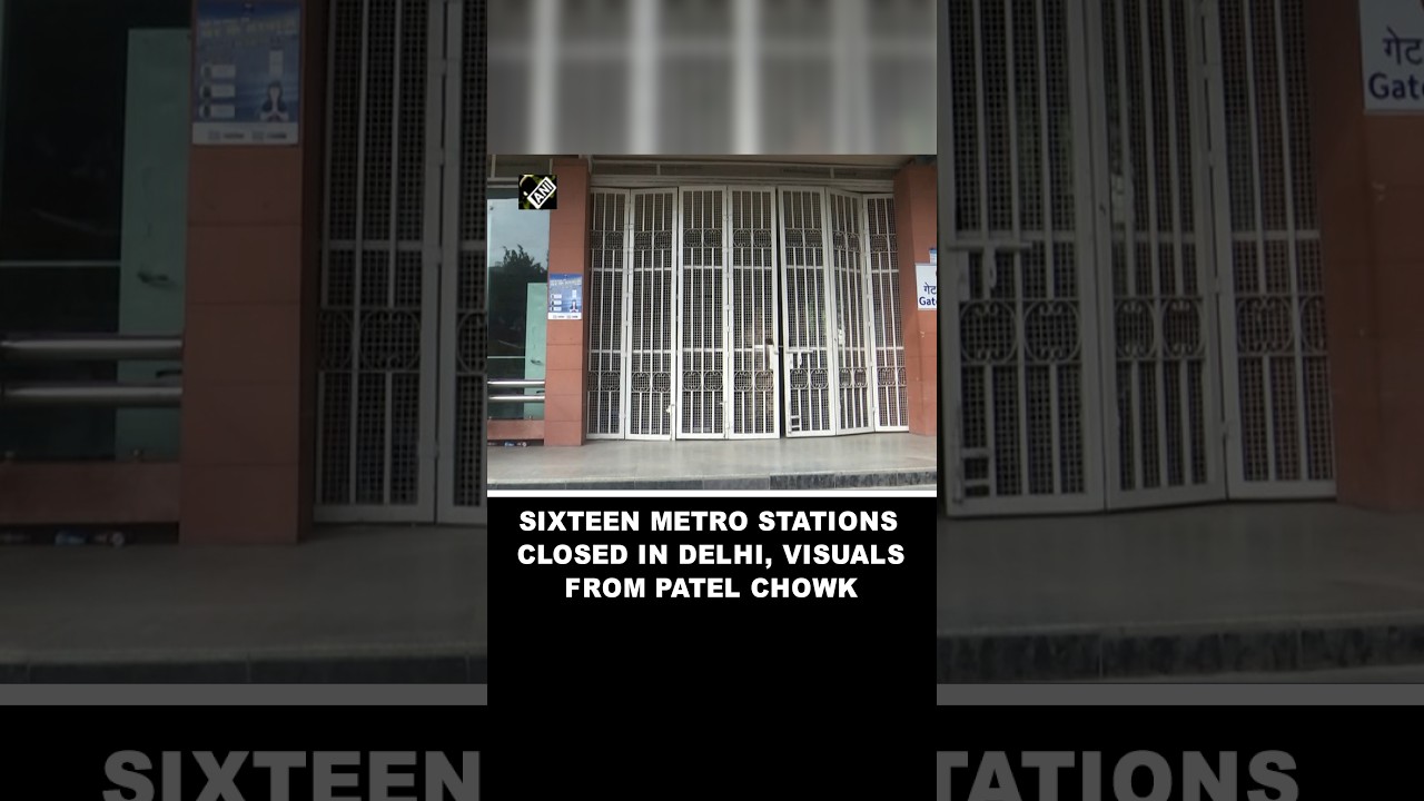 Sixteen metro stations closed in Delhi amid Jantar Mantar protest, visuals from Patel Chowk station