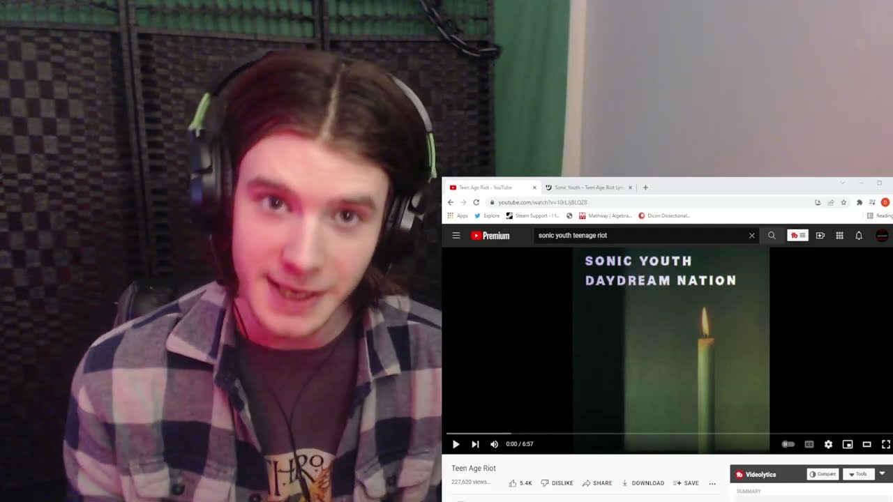 First listen to Sonic Youth - Teenage Riot (REACTION)