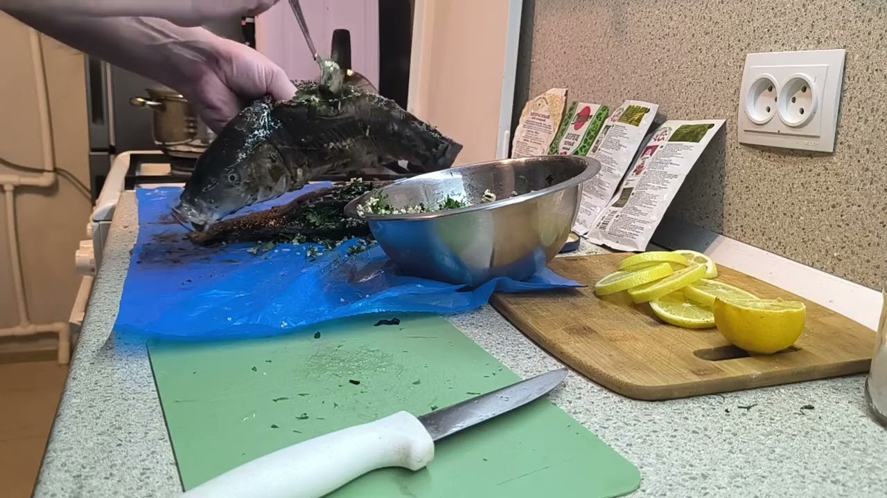 С пруда на кухню. ловля карпа и его приготовления 😉