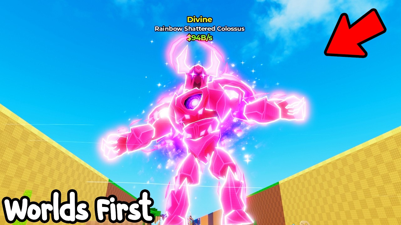 I Got The WORLDS FIRST RAINBOW SHATTERED COLOSSUS in Steal an Egg!
