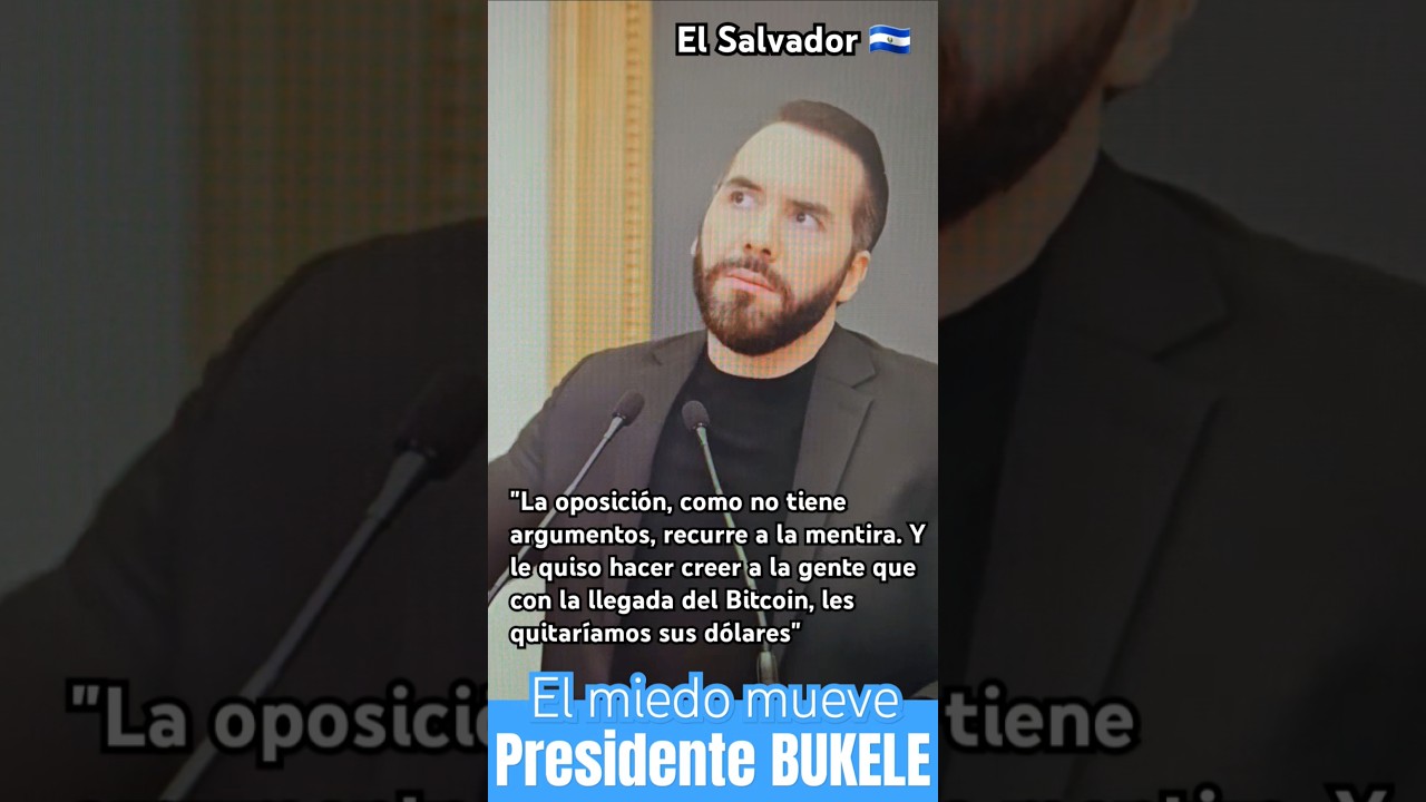 BUKELE EL MIEDO MUEVE #cortos #shorts #elsalvador #bukele #silentconversation #seguridad #orden #paz