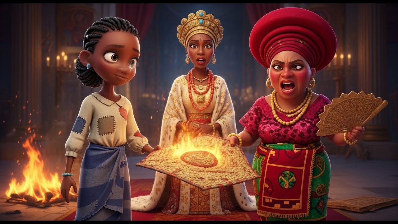 THE WEAVER OF GRASS African Folktale  The Orphan Girl Whose Mats Beat The Queen’s Velvet