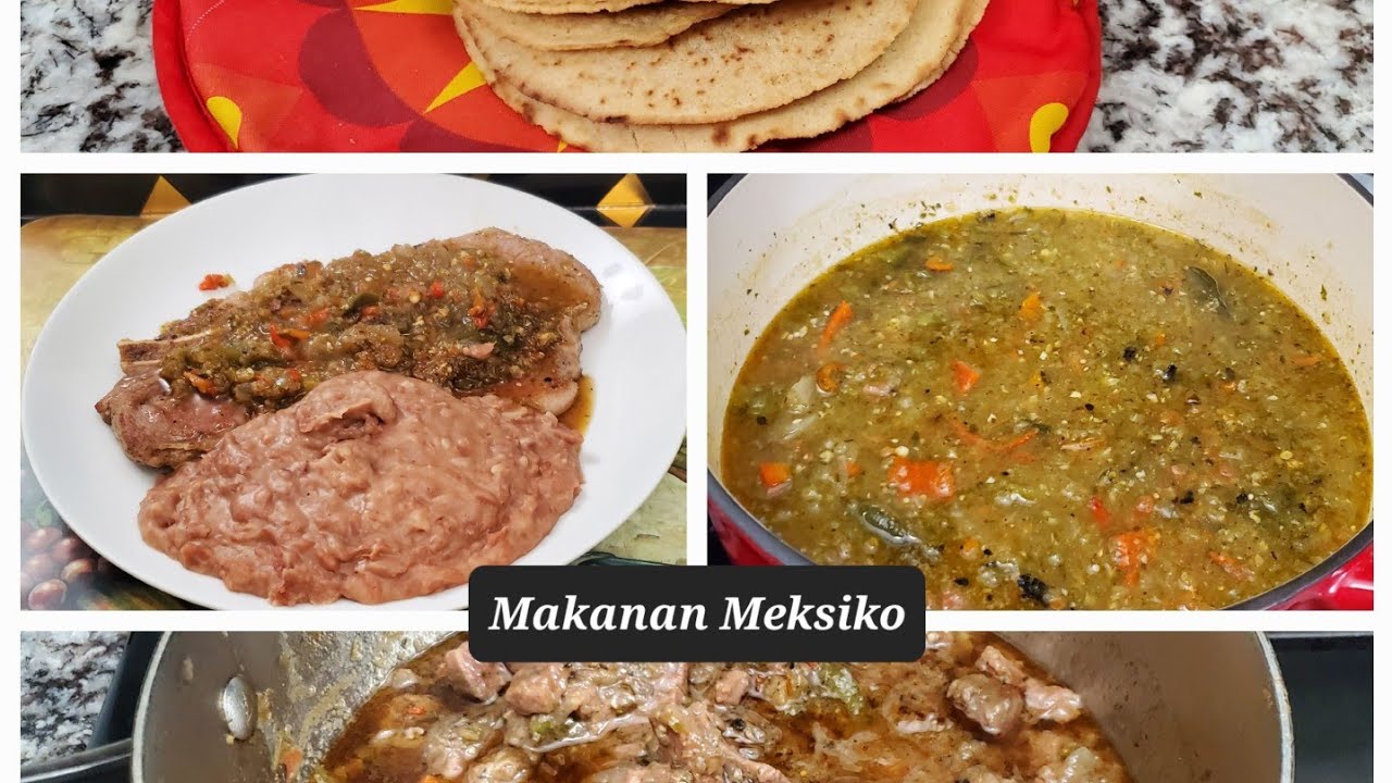 Homemade Mexican foods | corn tortilla- green salsa 