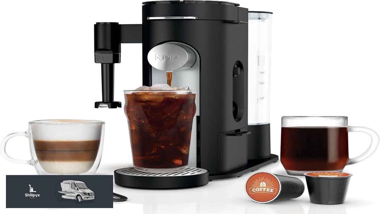 Ninja Single Serve Coffee Maker Combo Machine K Cup Pods and Grounds