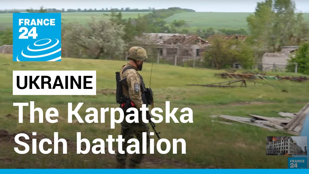 Exclusive: Embedded with the Karpatska Sich battalion in Ukraine's Donbas • FRANCE 24 English