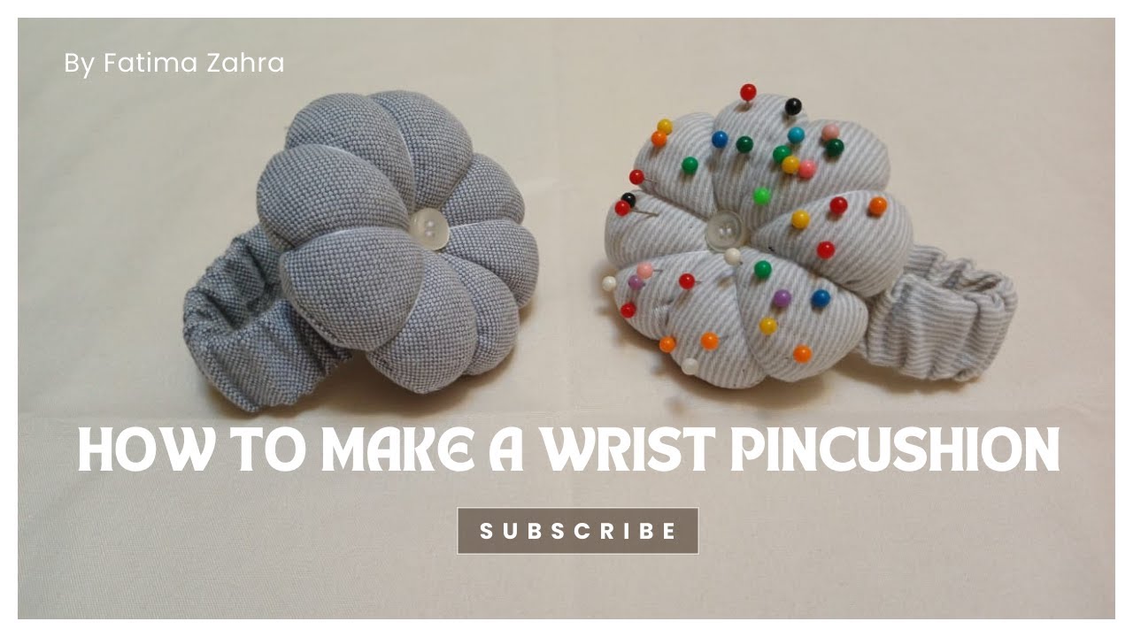 DIY Wrist Pin Cushion | How to Make a Wrist Pincushion | Pin Holder
