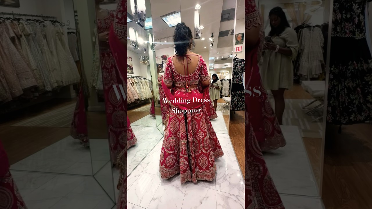 Wedding dress shopping #wedding #indian #desi #fashion #weddingdress #texas #vlog #bride #dress