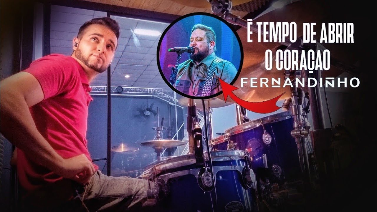 É Tempo de Abrir O Coração | Fernandinho | Drum Cover Cristão | Henriq Parola