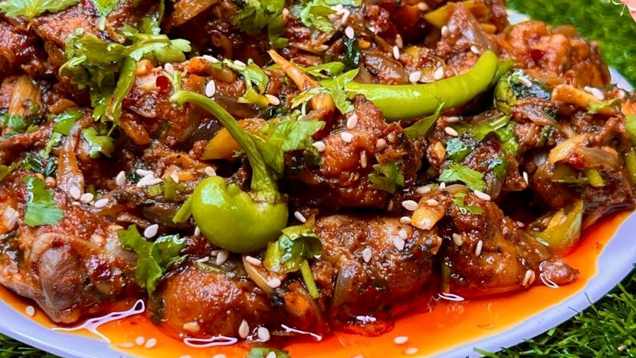 My Husband&rsquo;s Favourite Lacchedaar LEHSUNI CHICKEN FRY - Garlic Chicken Fry The Best Chicken Fry
