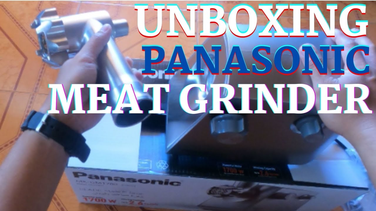 Unboxing Meat Mincer Panasonic MK-GM1700
