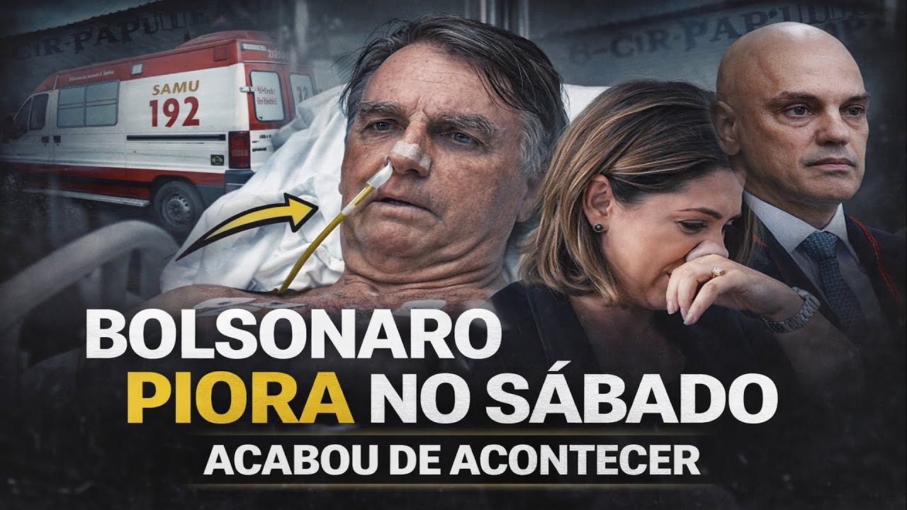 ACABOU DE ACONTECER - BOLSONARO PIORA NO SÁBADO