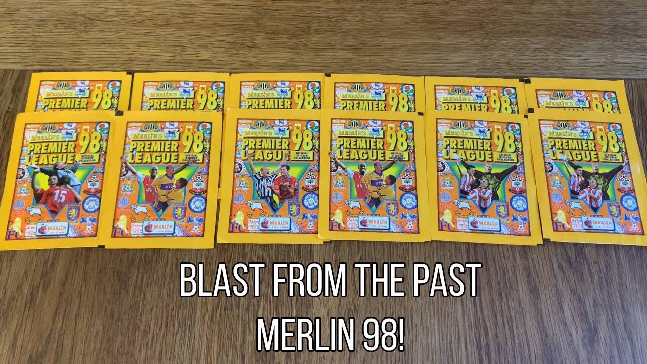 Topps Merlin 1998 Sticker Collection Throwback - Hunting For Rookies! soccer football