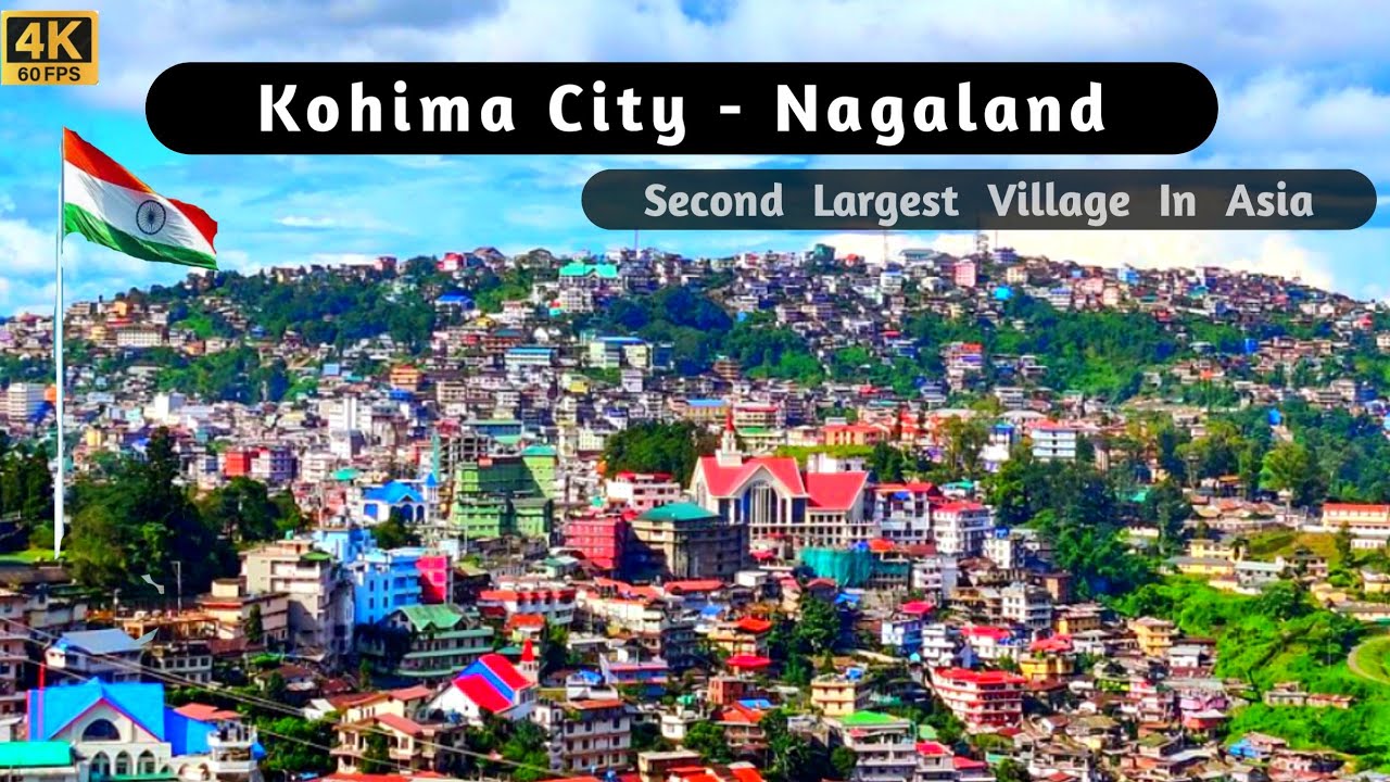 Kohima City - Capital of Nagaland | Kohima City 4k Drone View 2023| Nagaland Drone View| Kohima Tour