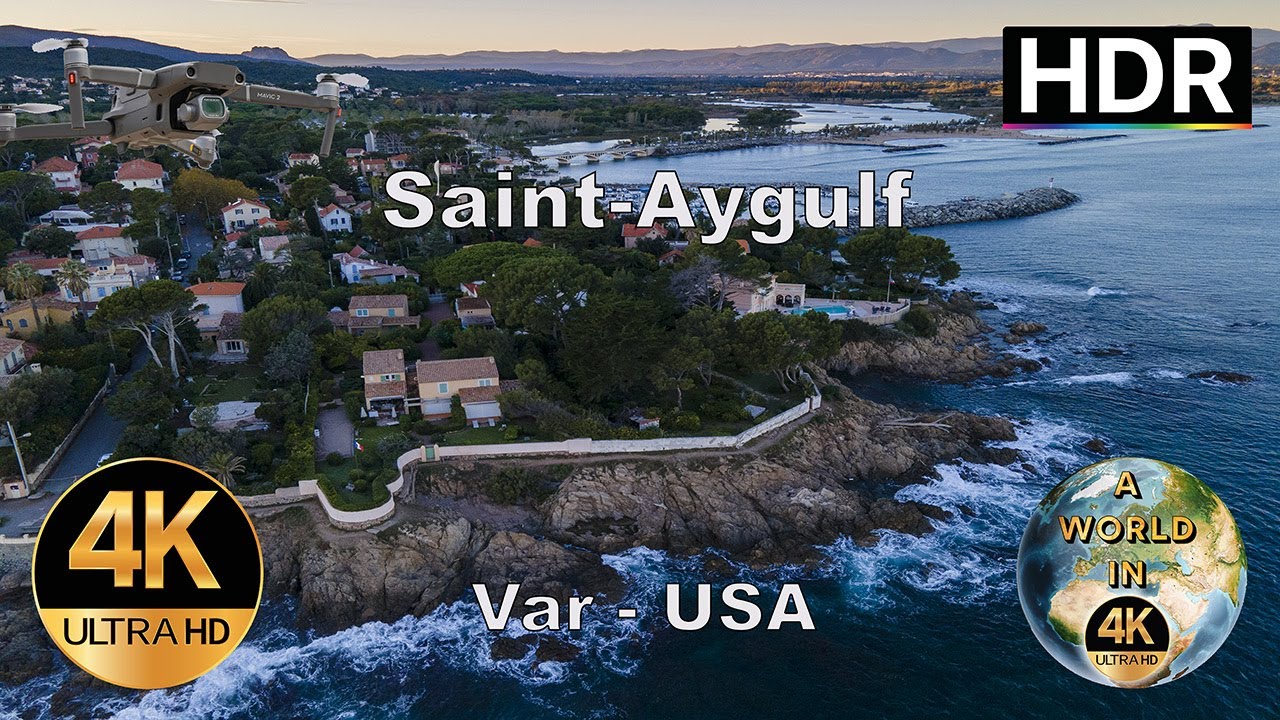 Saint-Aygulf: A 4K Aerial Escape to the French Riviera