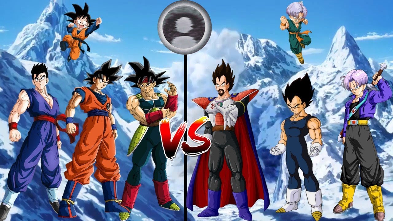 FAMILIA GOKU VS FAMILIA VEGETA -  DBZ BUDOKAI TENKAICHI 4