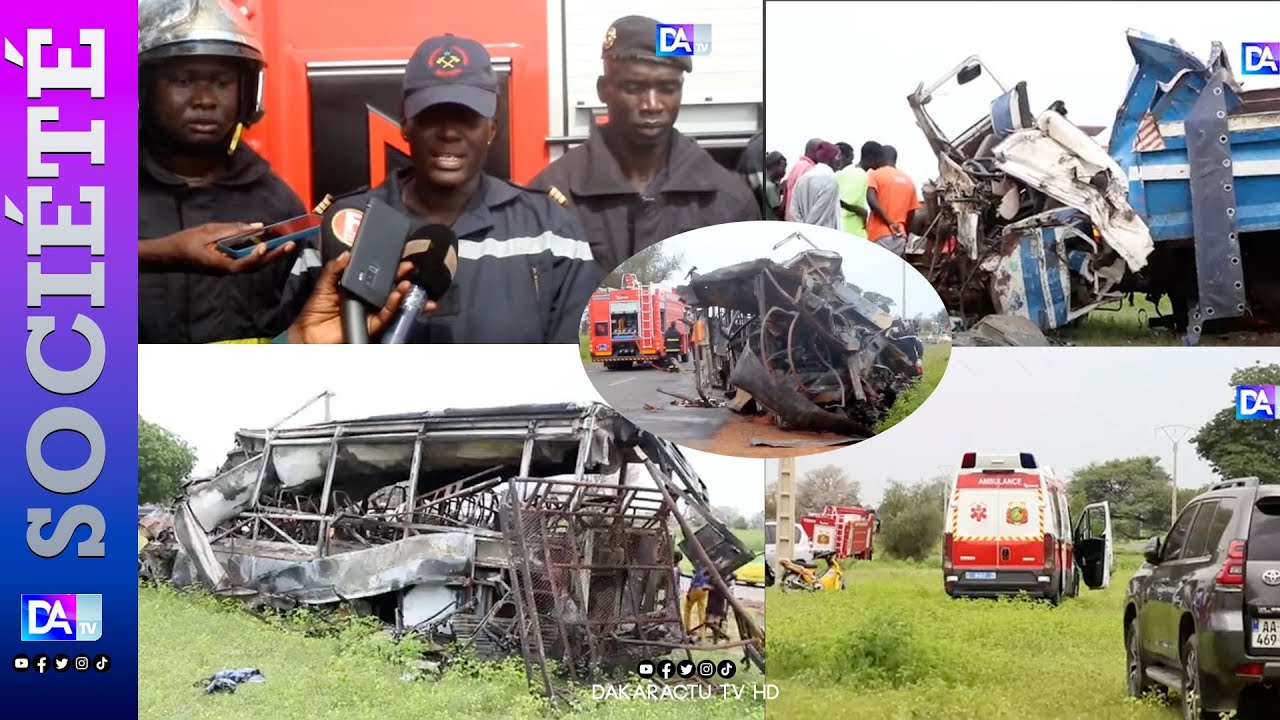 Accident entre Ndangalma et Khombole: 52 victimes dénombrées, les acteurs du transport réagissent