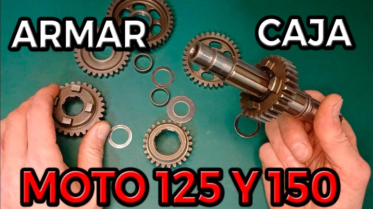 CÓMO armar CAJA de CAMBIOS moto 150