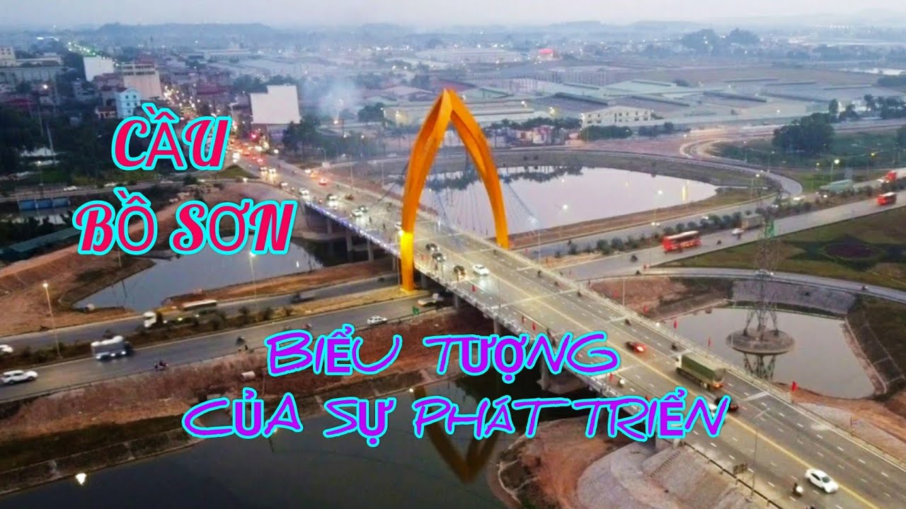 [Flycam] Cầu vượt Bồ Sơn - TP Bắc Ninh - Bộ mặt mới cho sự phát triển