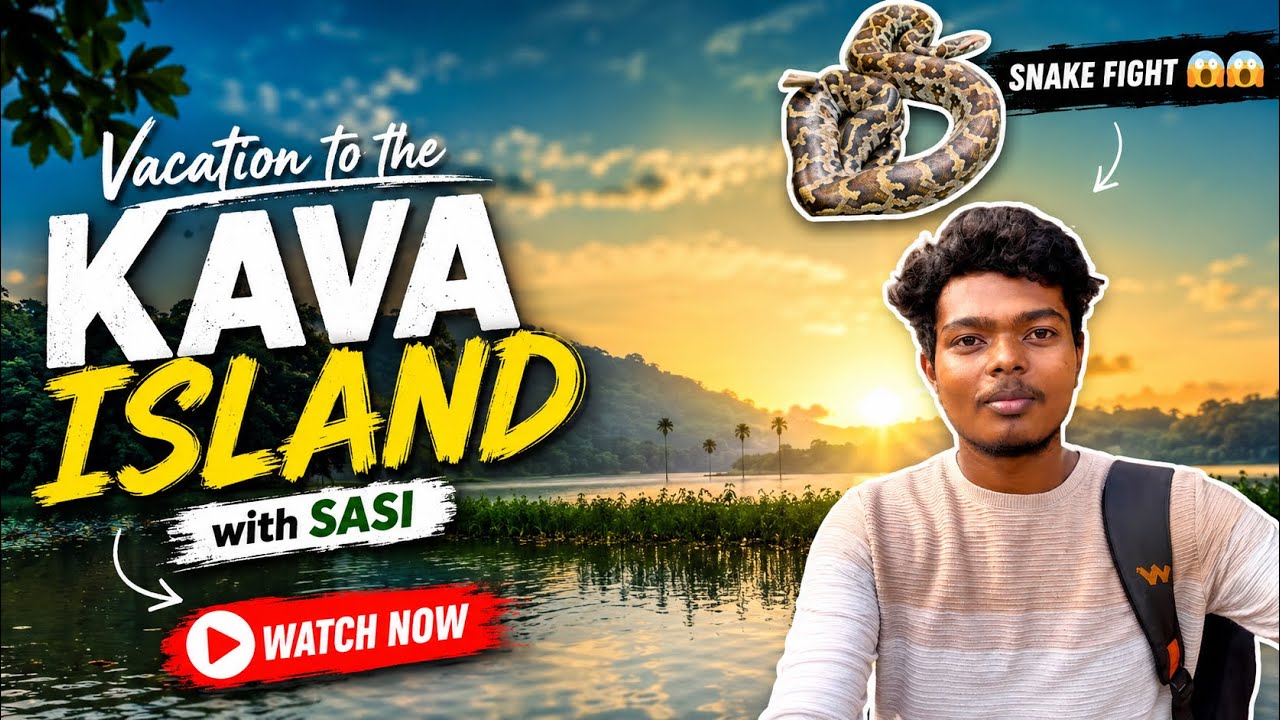 Coimbatore To Kava Island | Snake Fight 🐍 | Guerrilla 450 | Moto Vlog 🏍️