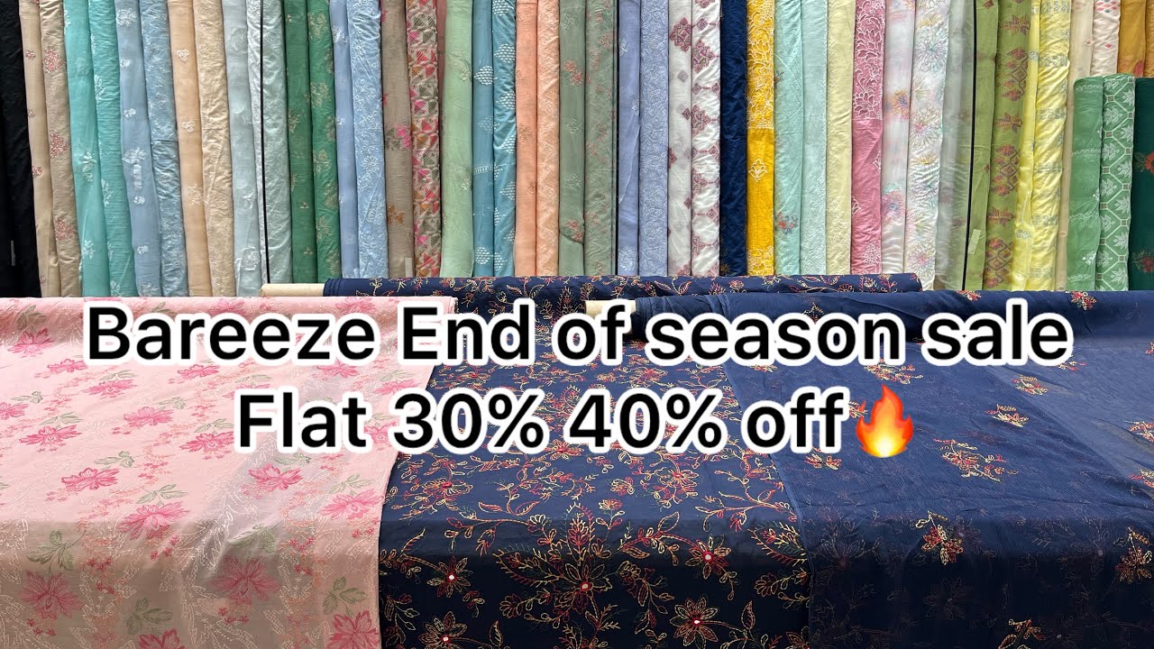 Bareeze Sale 2026 | New Embroidered 3 Piece Dresses | Premium Lawn Collection