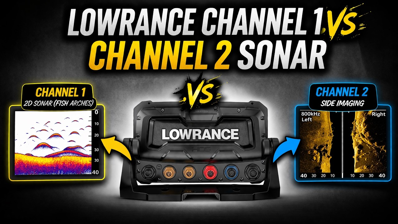 Lowrance Channel 1 vs Channel 2 Sonar &ndash; What&rsquo;s the Difference?