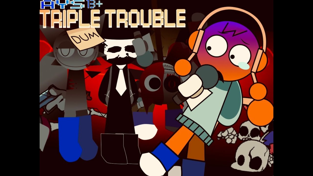 triple trouble but sprunki edition (a lil fnf mod I made 😛)