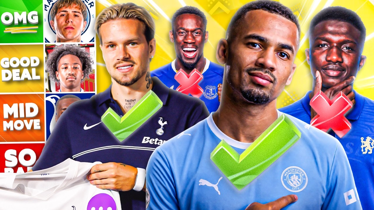 Ranking EVERY COMPLETED Deadline Day Transfer!