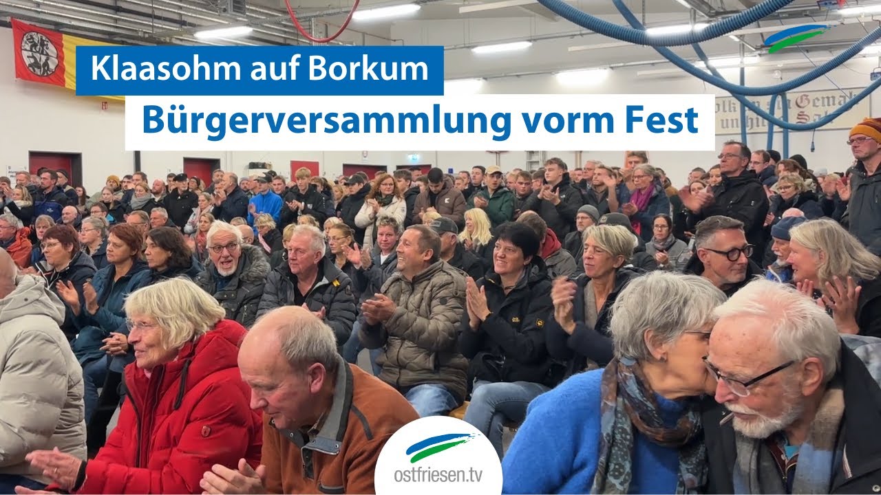 Klaasohm 2024 | B&uuml;rgerversammlung auf Borkum