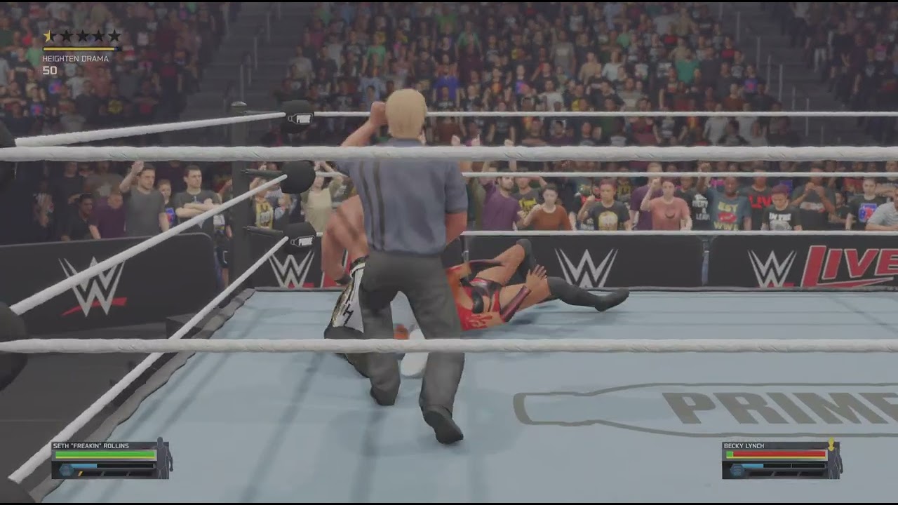 WWE 2K25 SETH ROLLINS BECKY LYNCH