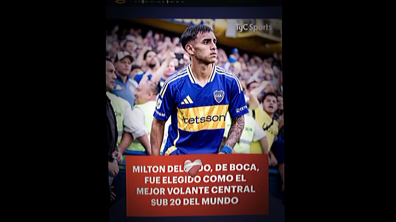 MILTON DELGADO EL MEJOR 5 DEL MUNDO🔥☠️ #boca #futbol #edit #football #futebol #goat #funny #real