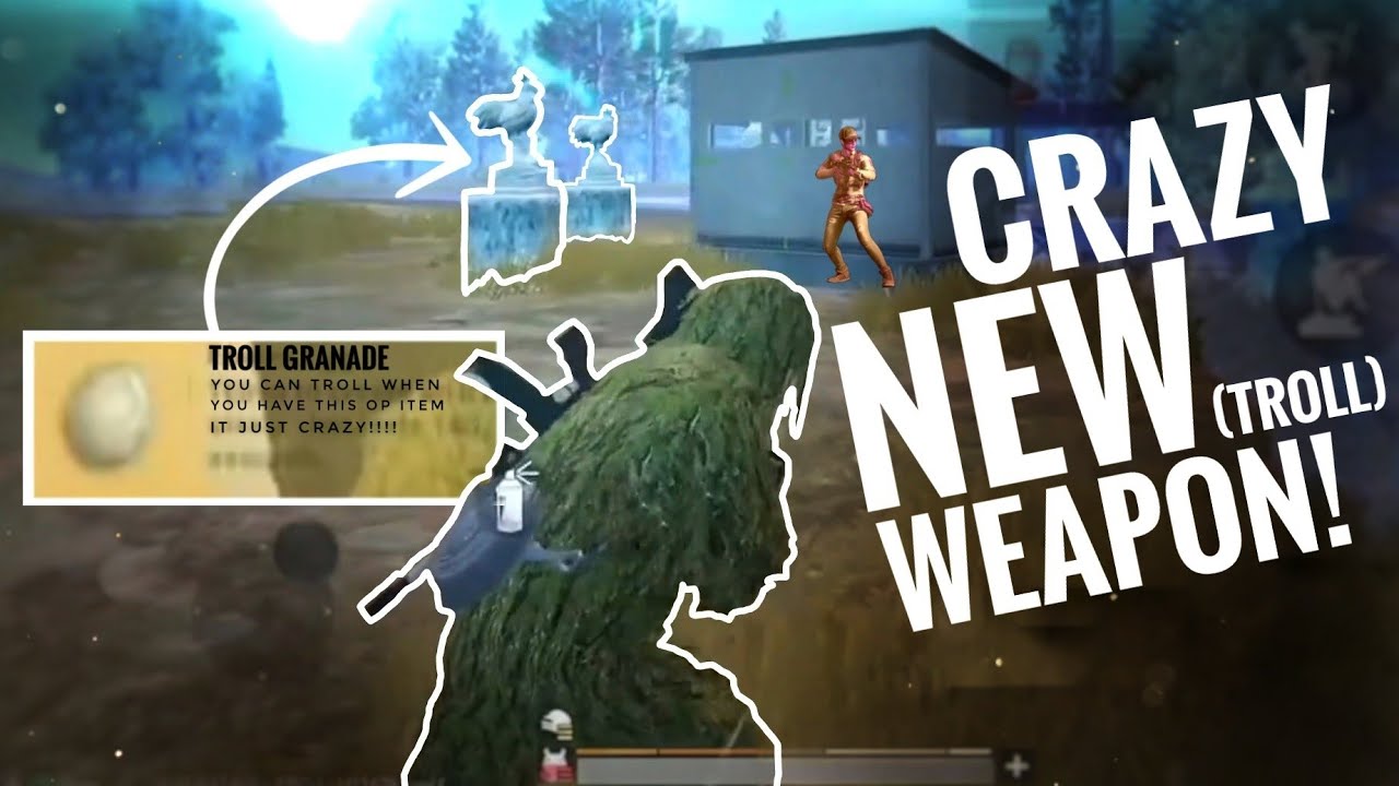 [PUBG MOBILE] PUBG added INSANE TROLL GRANADE!