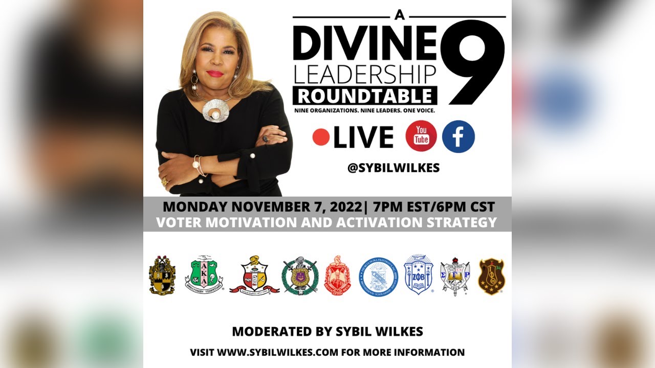 Sybil Wilkes: A Divine 9 Leadership Roundtable &mdash; 2022 Midterm Voter Motivation
