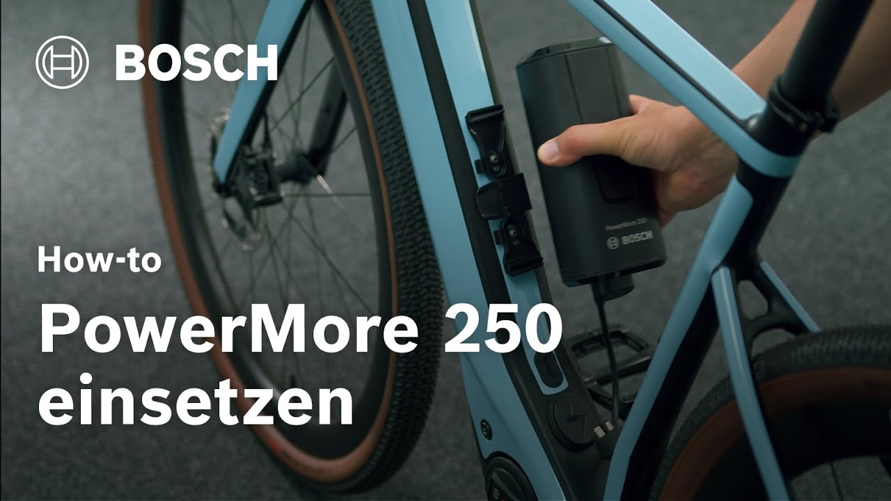 How-to | So setzt du den PowerMore 250 an deinem eBike ein | Bosch eBike Systems